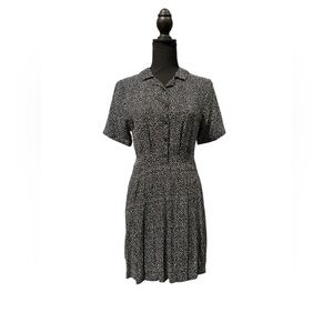 Forever 21 Dress Black and White Polka Dot Size Large